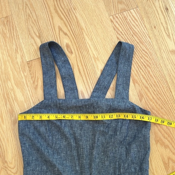 New! Banana Republic factory SZ 6, chambray linen blend jumpsuit. - Picture 6 of 8